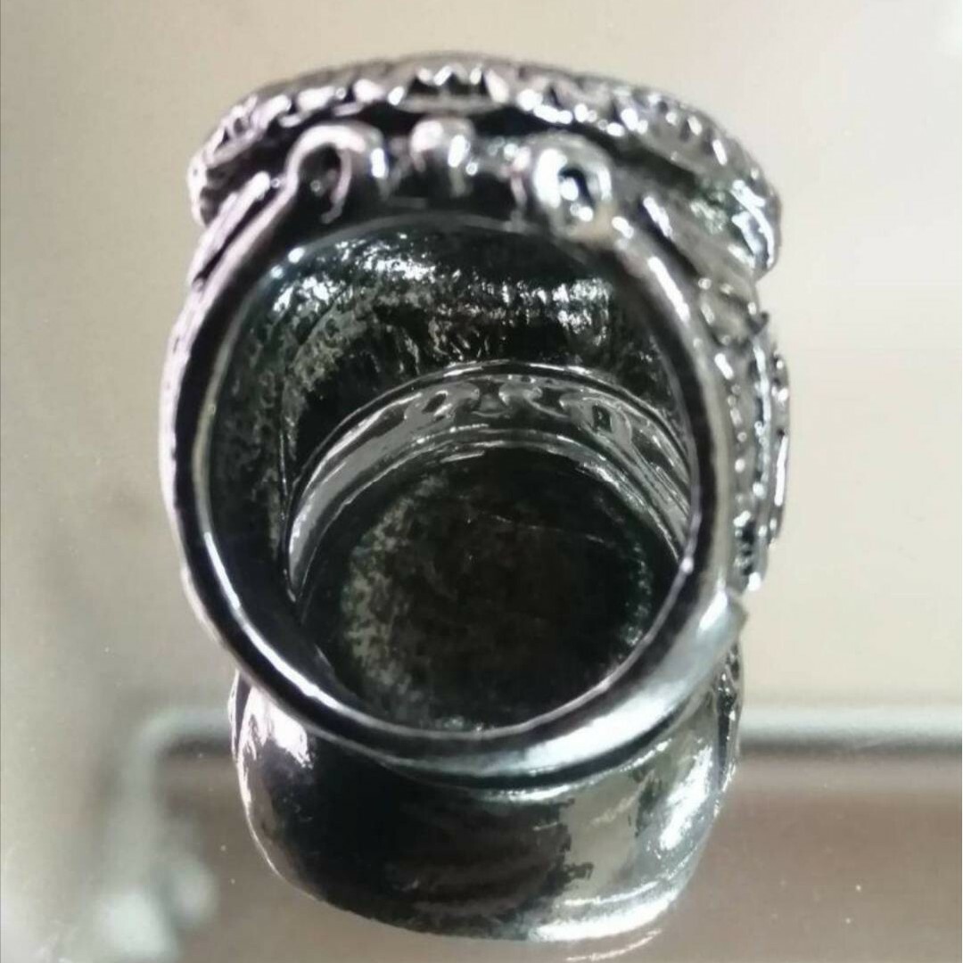 【SALE】リング メンズ アクセサリー シルバー  天使 月 指輪 20号 メンズのアクセサリー(リング(指輪))の商品写真