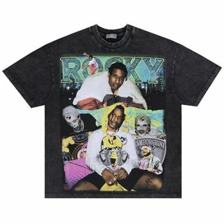 A$AP Rocky ヴィンテージ加工Tシャツ Vol.9 asap
