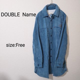 ダブルネーム(DOUBLE NAME)のDouble Name レディース シャツワンピース(ひざ丈ワンピース)