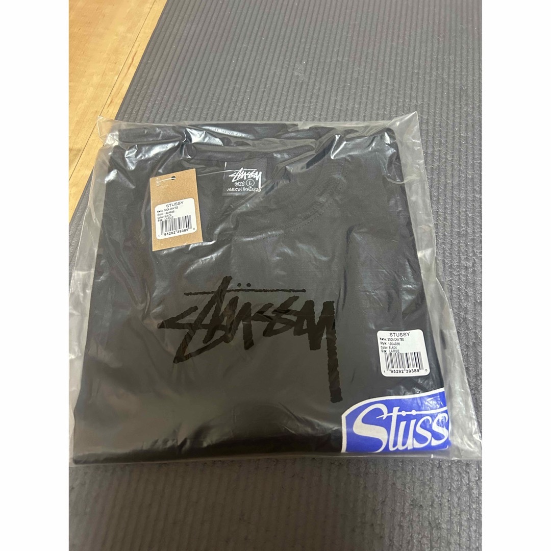 STUSSY   STUSSY SODA CAN TEE ブラック Lサイズの通販 by mktskd's