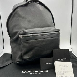 SAINT LAURENT スタッズ リュックサック オールブラック シティ