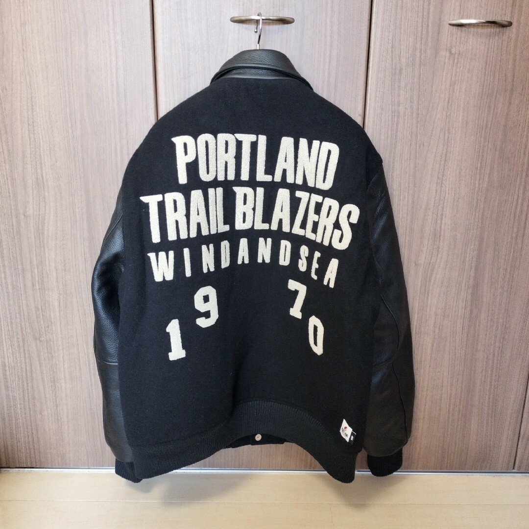 WindAndSea NBA Leather Melton Jacket XL | www.nov-ita.fr