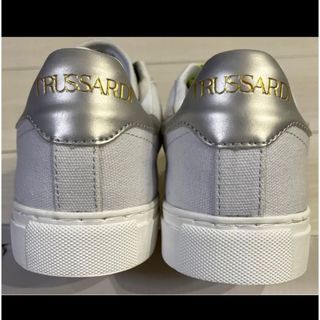 トラサルディ(Trussardi)のSALE‼️【新品】TRUSSARDI (トラサルディ) ホワイト/グレー 38(スニーカー)