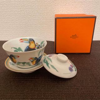 Hermes   エルメス トゥカン アジアンティー カップ&ソーサー 湯呑みの