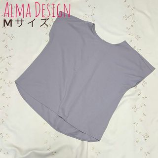 シマムラ(しまむら)の【美品】Alma Design 綺麗め半袖カットソー(Tシャツ(半袖/袖なし))