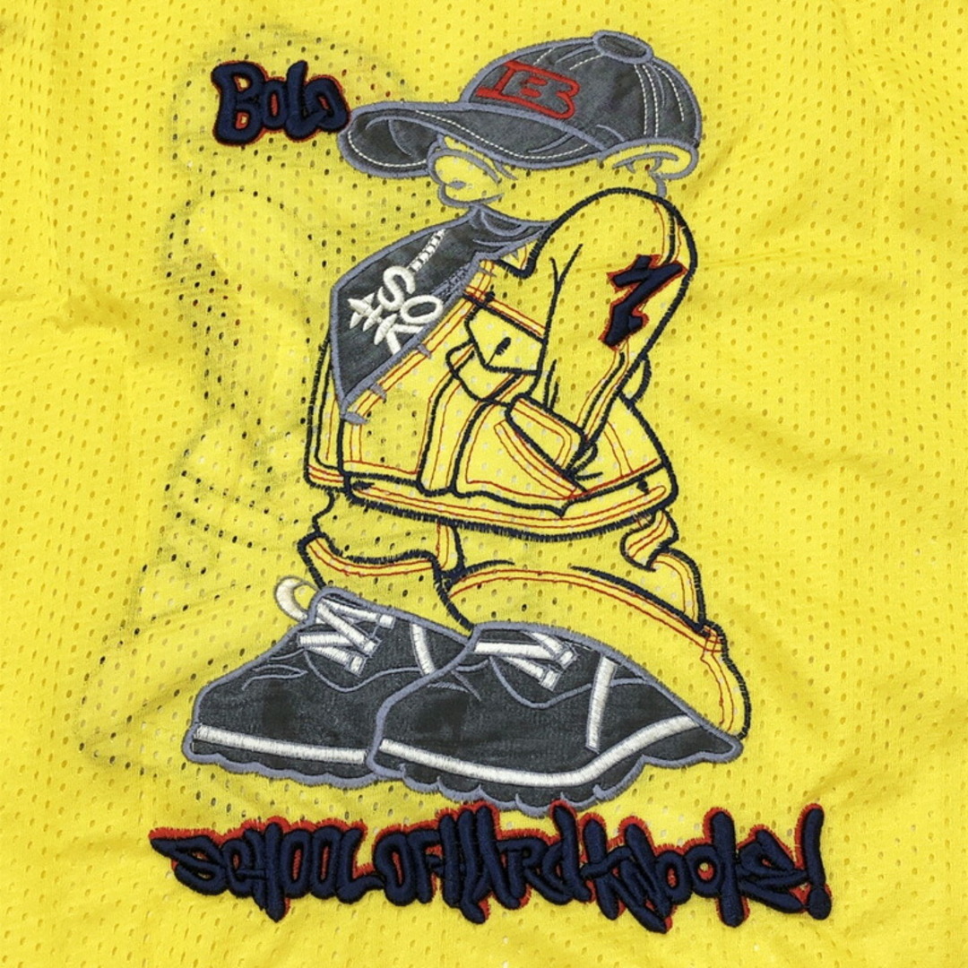SOHK 90s ストライプ柄 デッドストック 半袖シャツ B系 HIPHOP