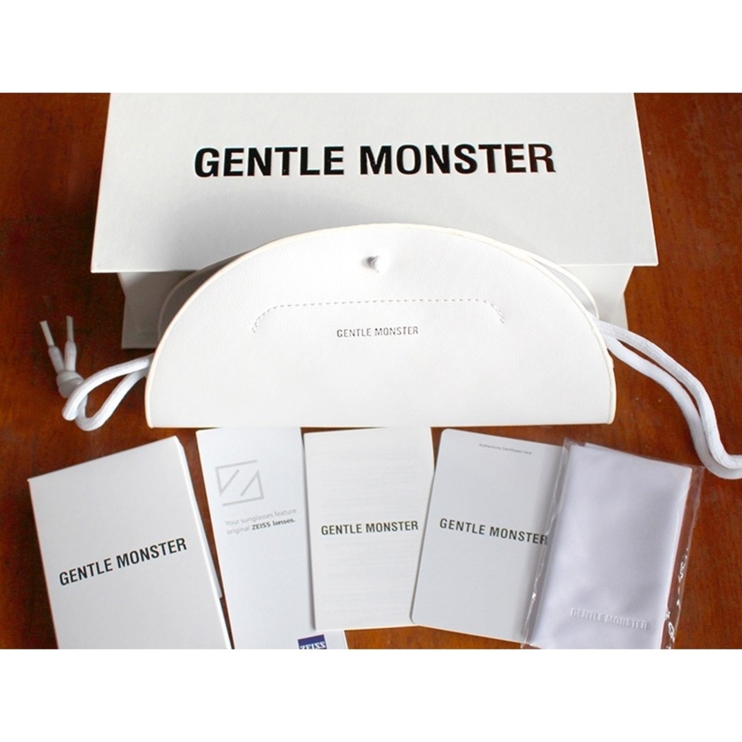 Gentle Monster ジェントルモンスター Lang サングラス 黃色65□18-147付属品