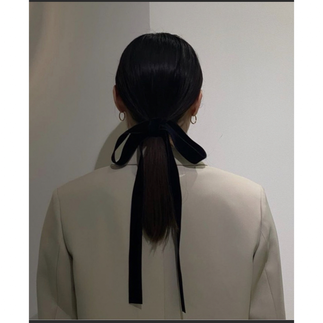 Ameri VINTAGE(アメリヴィンテージ)のVELVET RIBBON HAIR HOOK レディースのヘアアクセサリー(バレッタ/ヘアクリップ)の商品写真