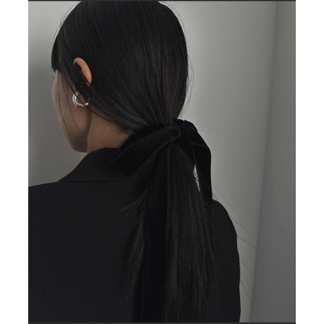 VELVET RIBBON HAIR HOOK