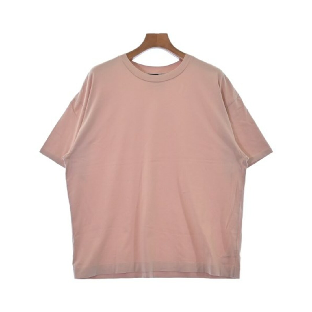 ATON(エイトン)のATON エイトン Tシャツ・カットソー 4(XL位) ピンクベージュ 【古着】【中古】 メンズのトップス(Tシャツ/カットソー(半袖/袖なし))の商品写真