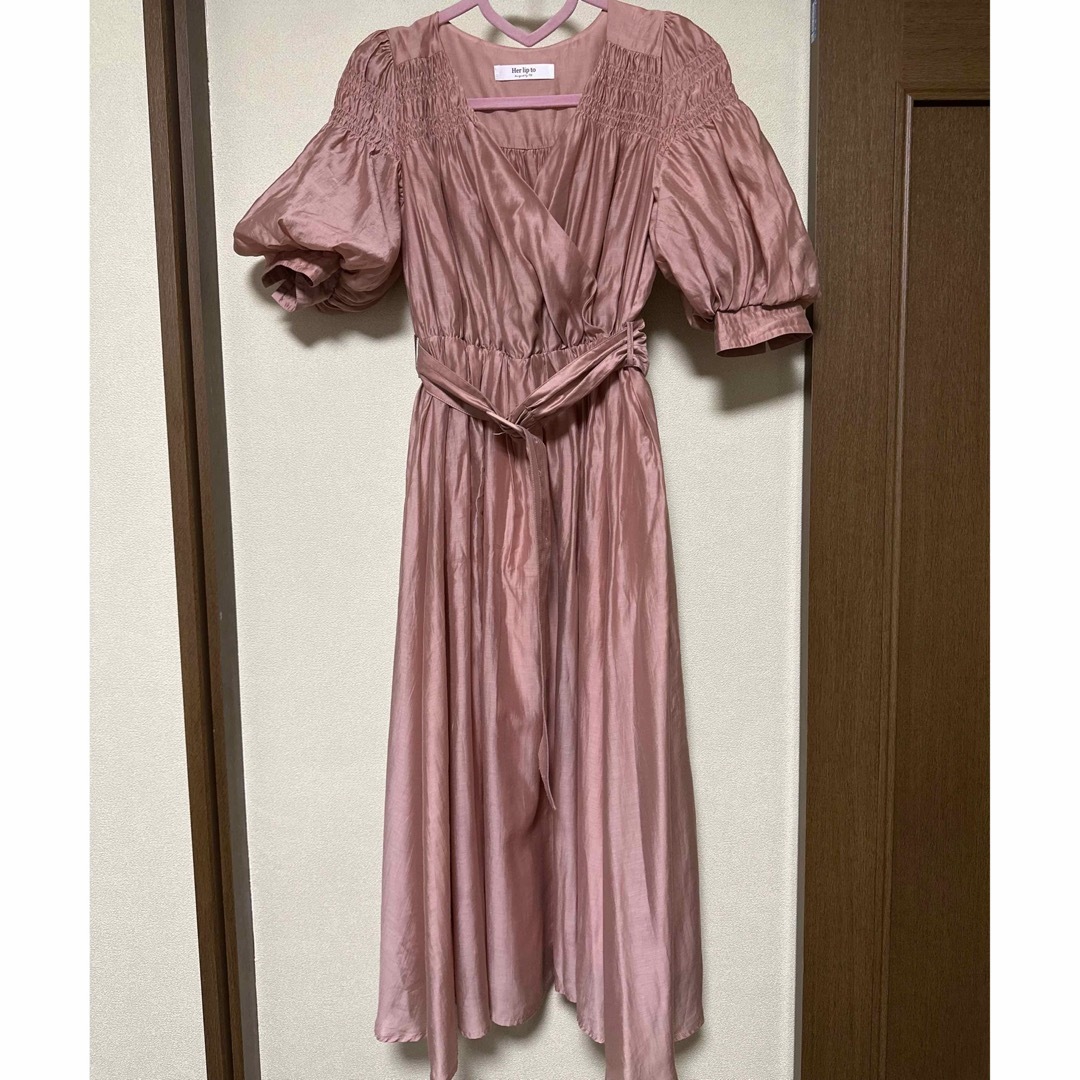 herlipto airy volume sleeve dress