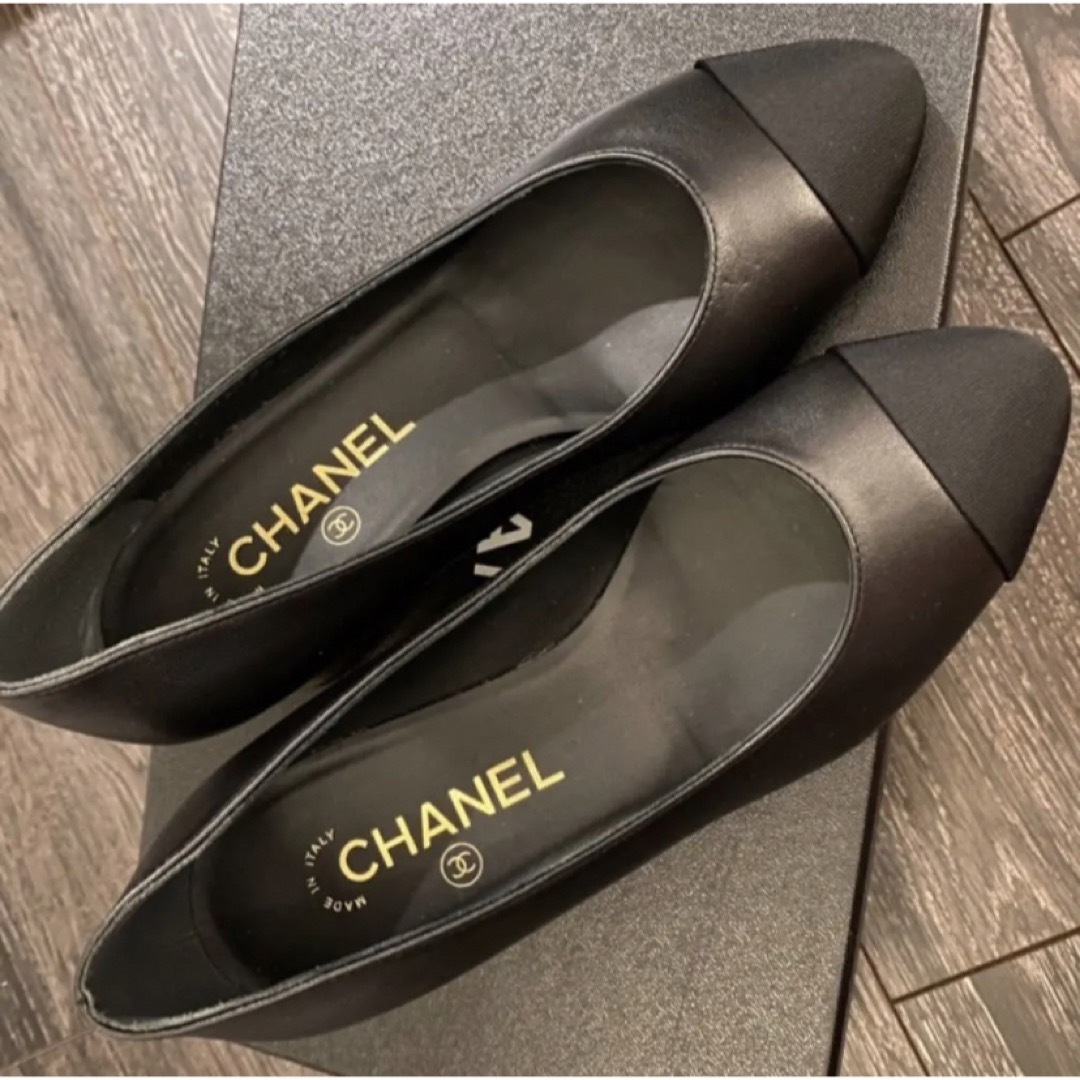 CHANEL - シャネルエジプトコレクションブラックパンプスの通販 by