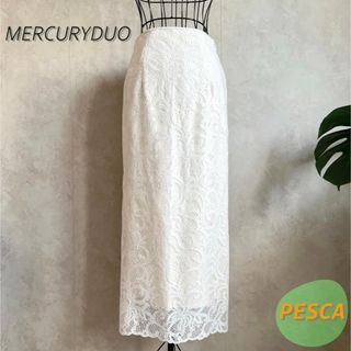 マーキュリーデュオ(MERCURYDUO)の【美品】マーキュリーデュオ　レースロングスカート(ロングスカート)