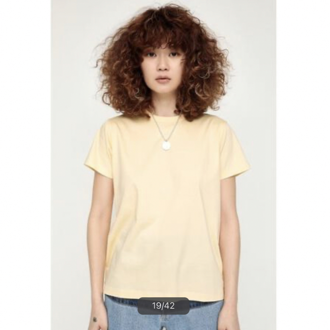 SLY(スライ)のSLY MERCERIZE BASIC Tシャツ レディースのトップス(Tシャツ(半袖/袖なし))の商品写真