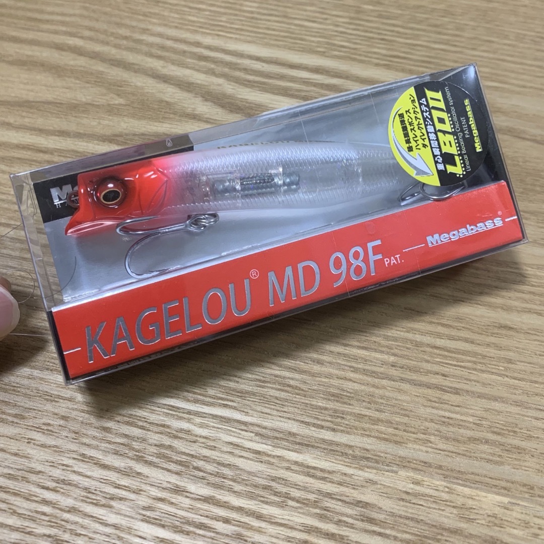 Megabass(メガバス)のメガバス　カゲロウ　MD98F レッドヘッド スポーツ/アウトドアのフィッシング(ルアー用品)の商品写真