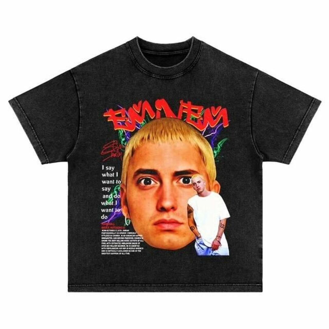 Eminem ヴィンテージ加工Tシャツ Vol.21 エミネム slim