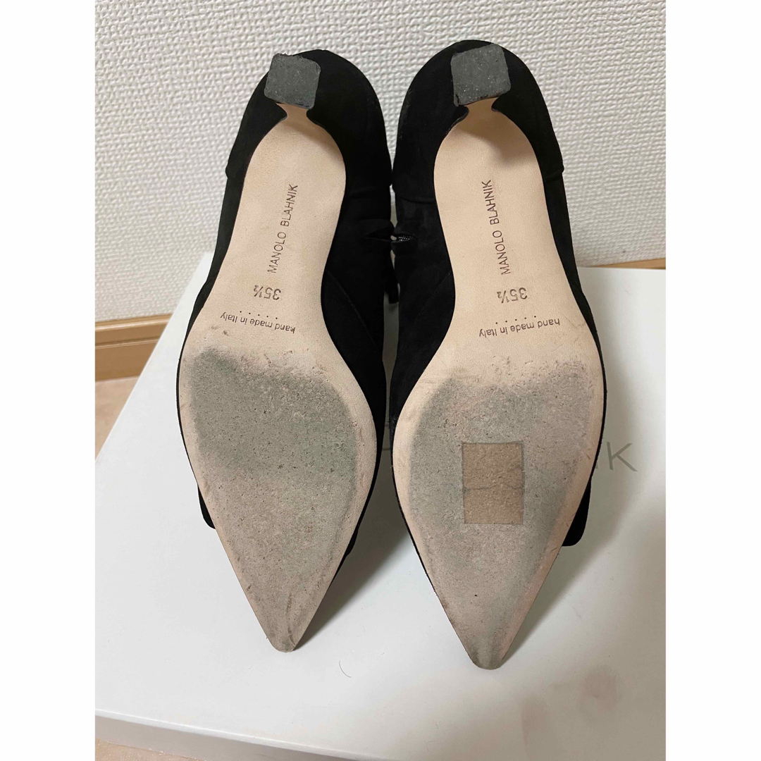 MANOLO BLAHNIK - 【美品】マノロブラニク ブーツ 351/2 メイセール