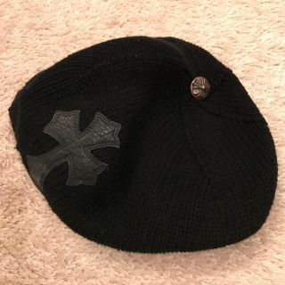 クロムハーツ(Chrome Hearts)のクロムハーツ 正規店購入 美品 ベレー ニット 帽子 レア 専用(キャップ)