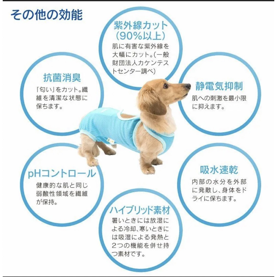 美品☆男の子小型犬用術後服エリザベスウエア☆NSサイズ その他のペット用品(犬)の商品写真