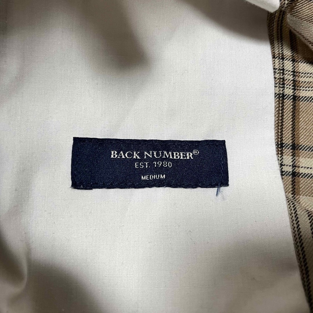 BACK NUMBER(バックナンバー)のライトオン　BUCK NUMBER ブラウン系チェックパンツ　メンズM メンズのパンツ(ワークパンツ/カーゴパンツ)の商品写真