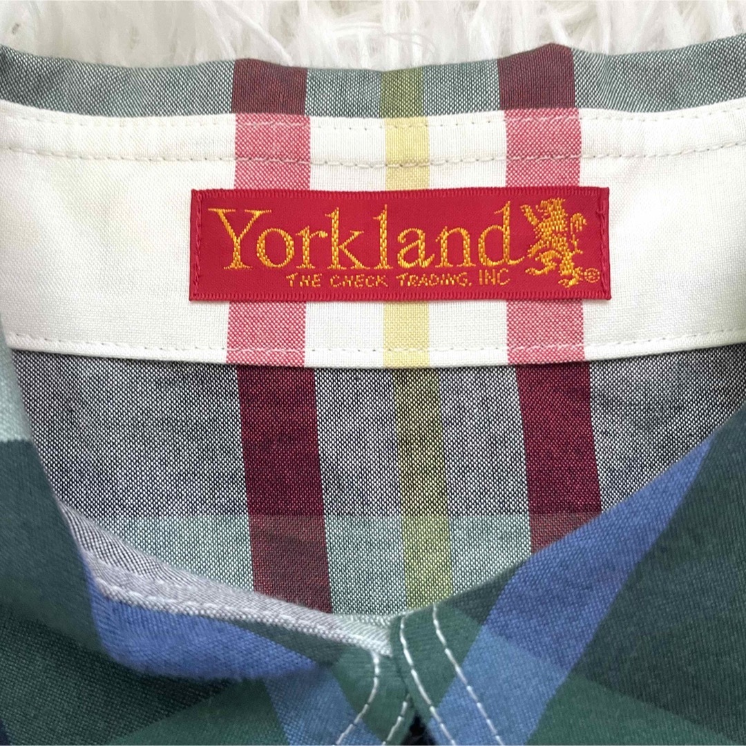 Yorkland(ヨークランド)の【極美品】ヨークランド　ベルト付きチャックワンピース　シャツ　半袖 レディースのワンピース(ひざ丈ワンピース)の商品写真