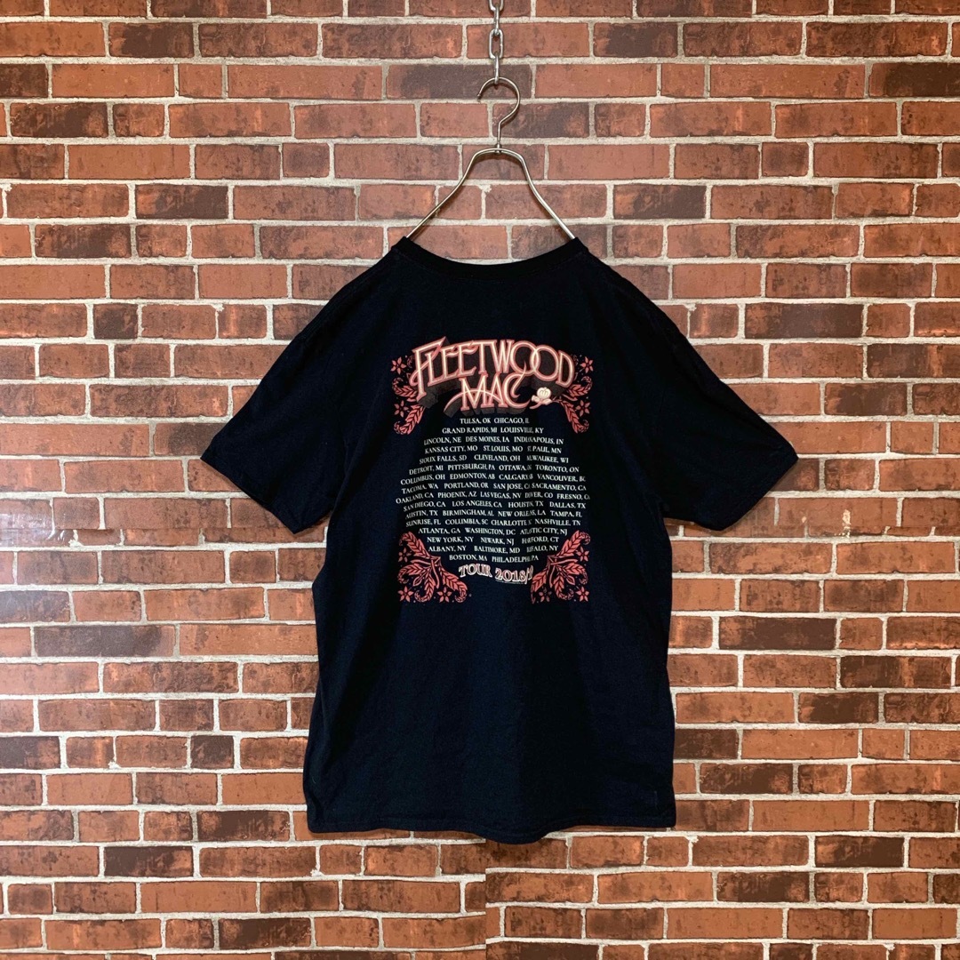 MUSIC TEE(ミュージックティー)の【希少】Fleetwood Mac　フリートウッド・マック　バンドTシャツ XL メンズのトップス(Tシャツ/カットソー(半袖/袖なし))の商品写真