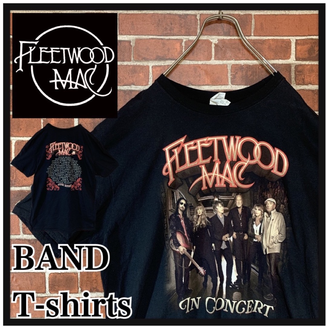 MUSIC TEE(ミュージックティー)の【希少】Fleetwood Mac　フリートウッド・マック　バンドTシャツ XL メンズのトップス(Tシャツ/カットソー(半袖/袖なし))の商品写真