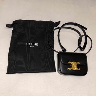 セリーヌ(celine)の【美品】セリーヌ　CELINE  ミニ トリオンフ バッグ(ショルダーバッグ)