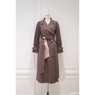 【herlipto】Belted Dress Trench Coat M