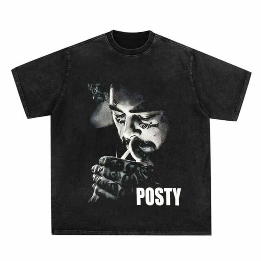 Post Malone ヴィンテージ加工Tシャツ Vol.10 ポストマローン