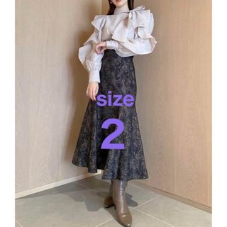 SNIDEL - ☆新品☆SNIDEL ヘムフレアマーメイドスカート サイズ2 (WEB
