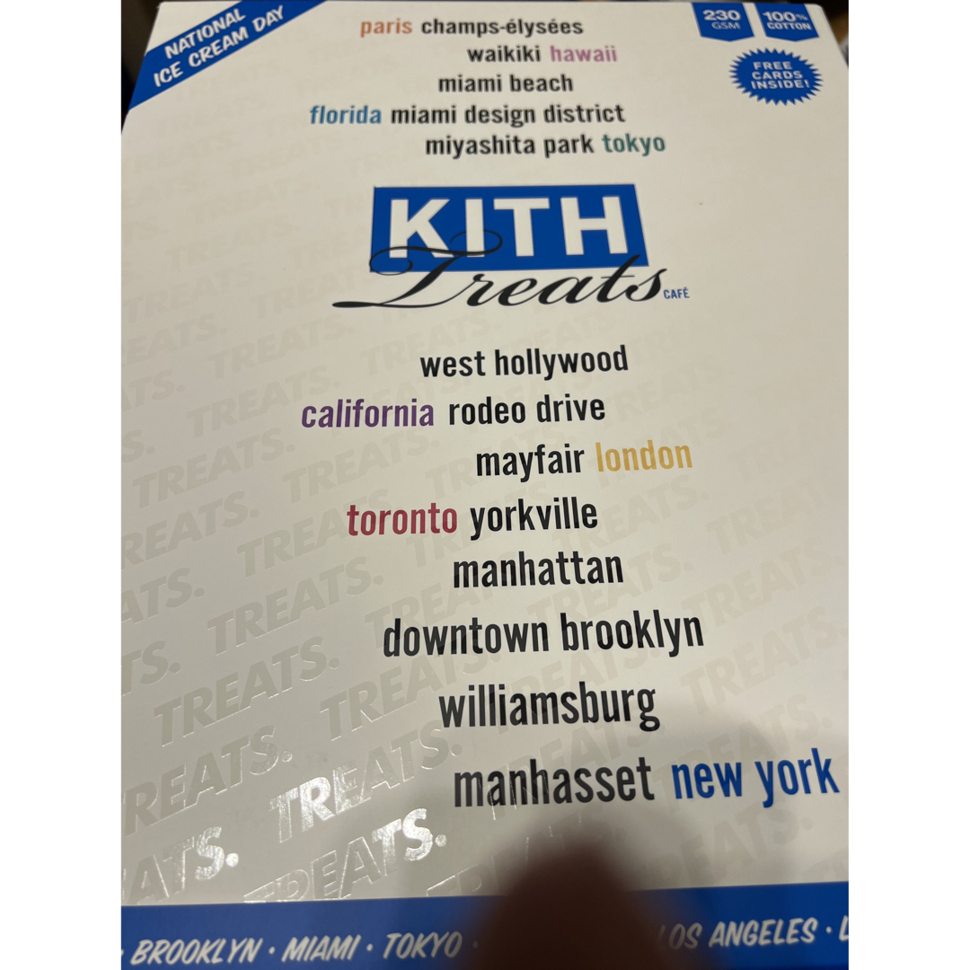 新品未使用 Kith Treats Café Tee Miami XL