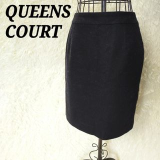 クイーンズコート(QUEENS COURT)のクイーンズコート【2】タイトスカート　ブラックフォーマル　ビジネス　レディース(ひざ丈スカート)