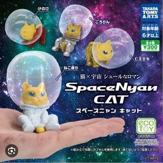 タカラトミーアーツ(T-ARTS)のSpace Nyan Cat　スペースニャンキャット　ガチャガチャ　猫(その他)