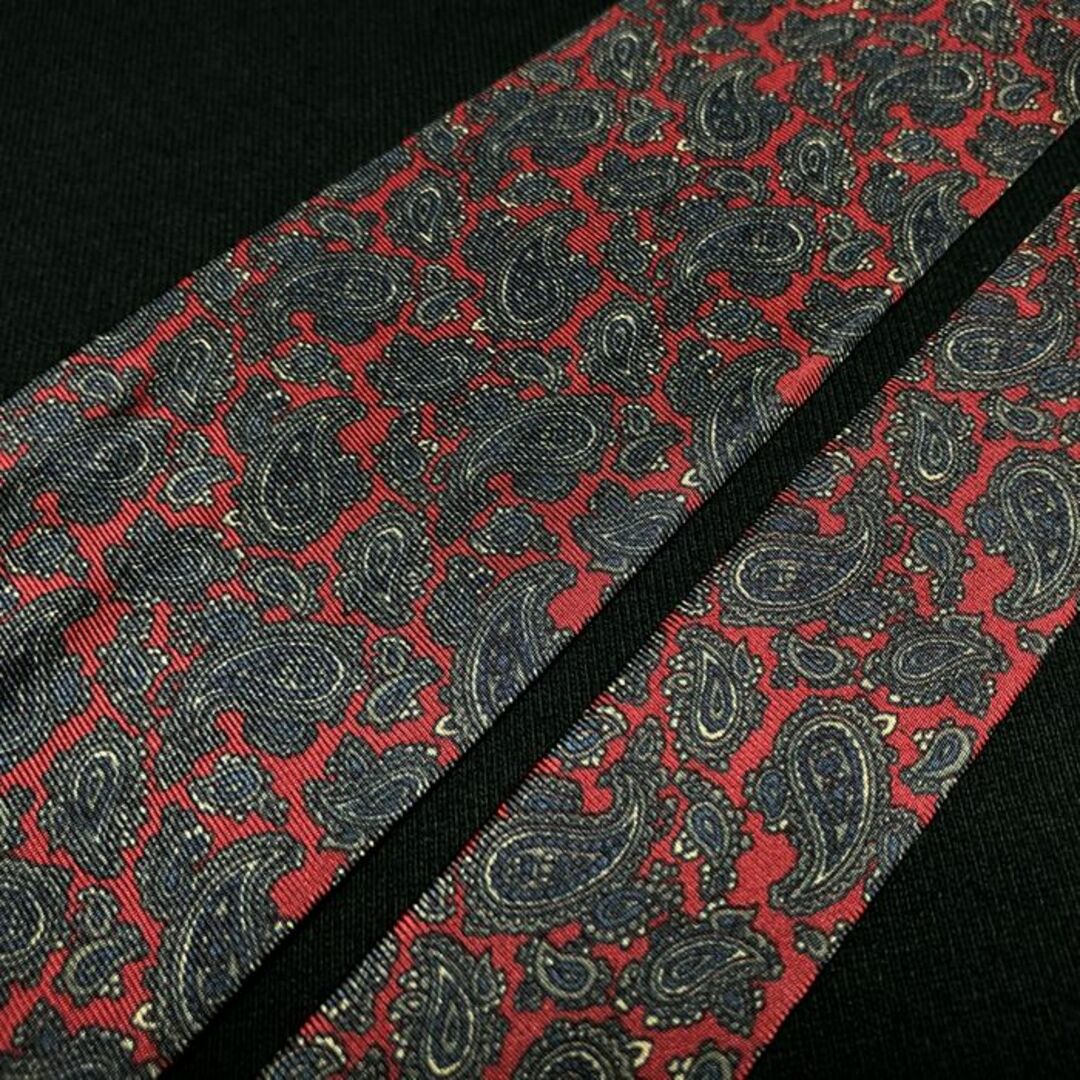 BURBERRY(バーバリー)のバーバリー ペイズリー レッド ネクタイ A107-M13 メンズのファッション小物(ネクタイ)の商品写真