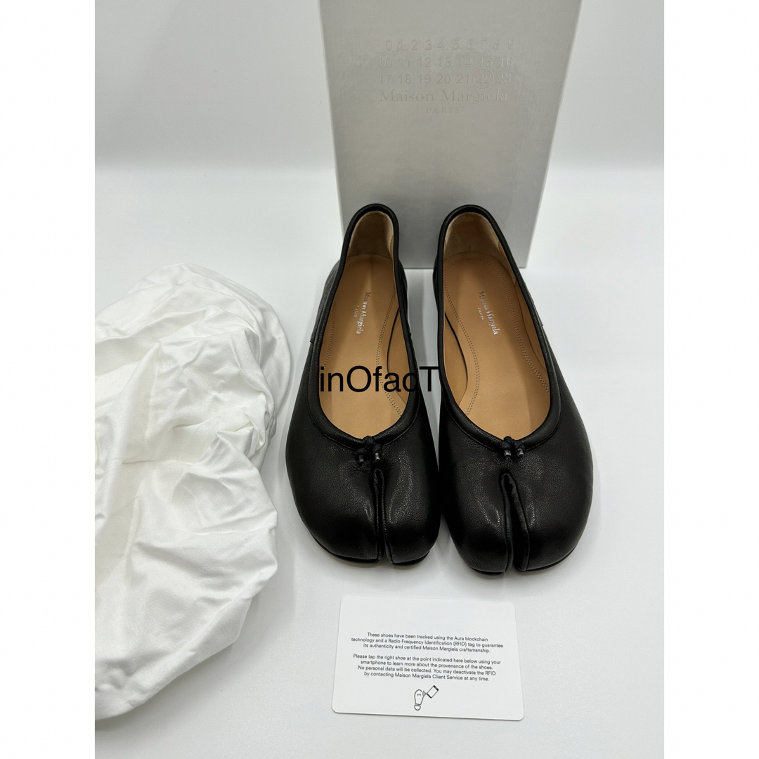 新品Maison Margiela メゾンマルジェラ 足袋バレエ ブラック - 靴 新品Maison Margiela メゾンマルジェラ 足袋バレエ ブラック - 靴
