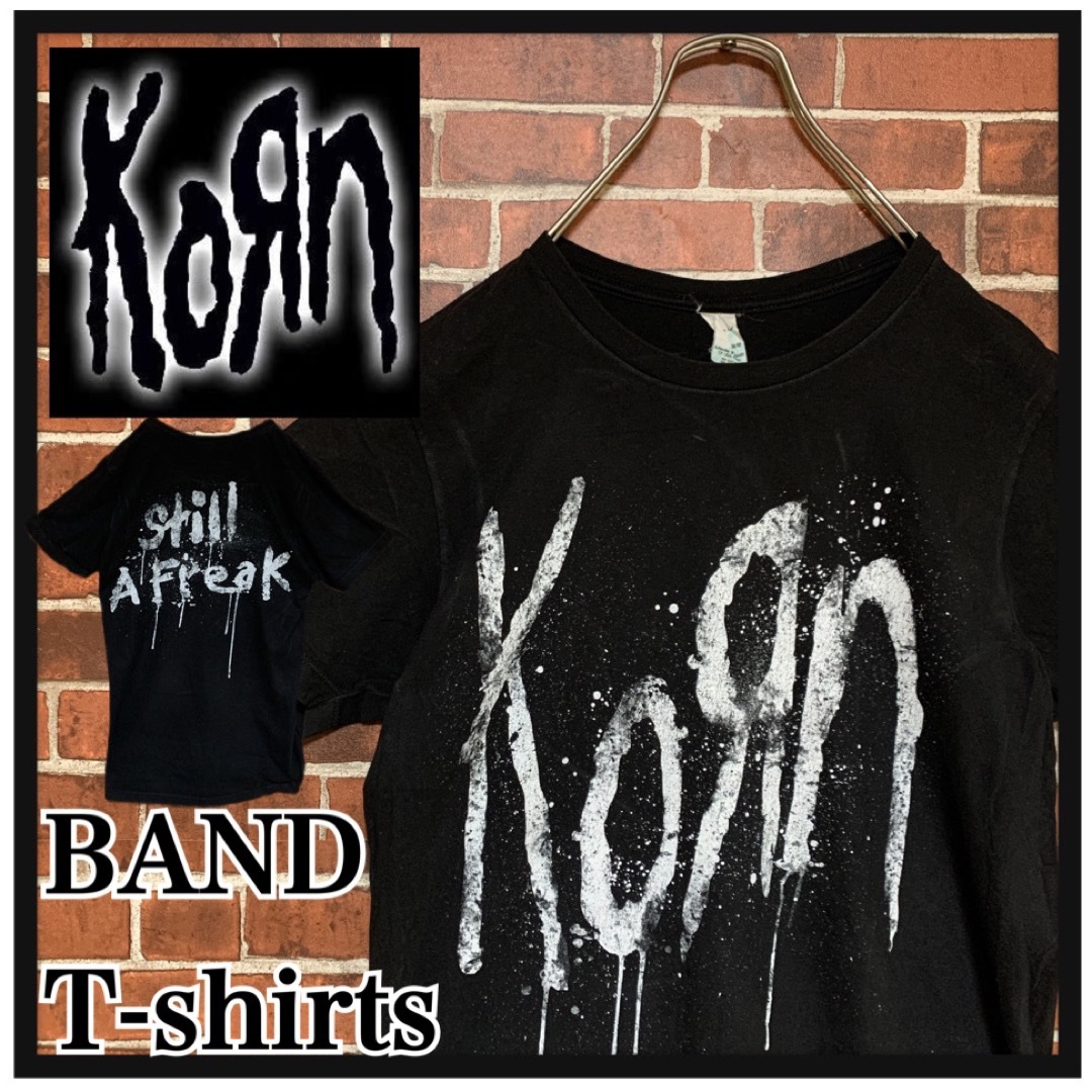 【激レア】KORN コーン　両面プリント　ヘヴィメタル　バンドTシャツ L