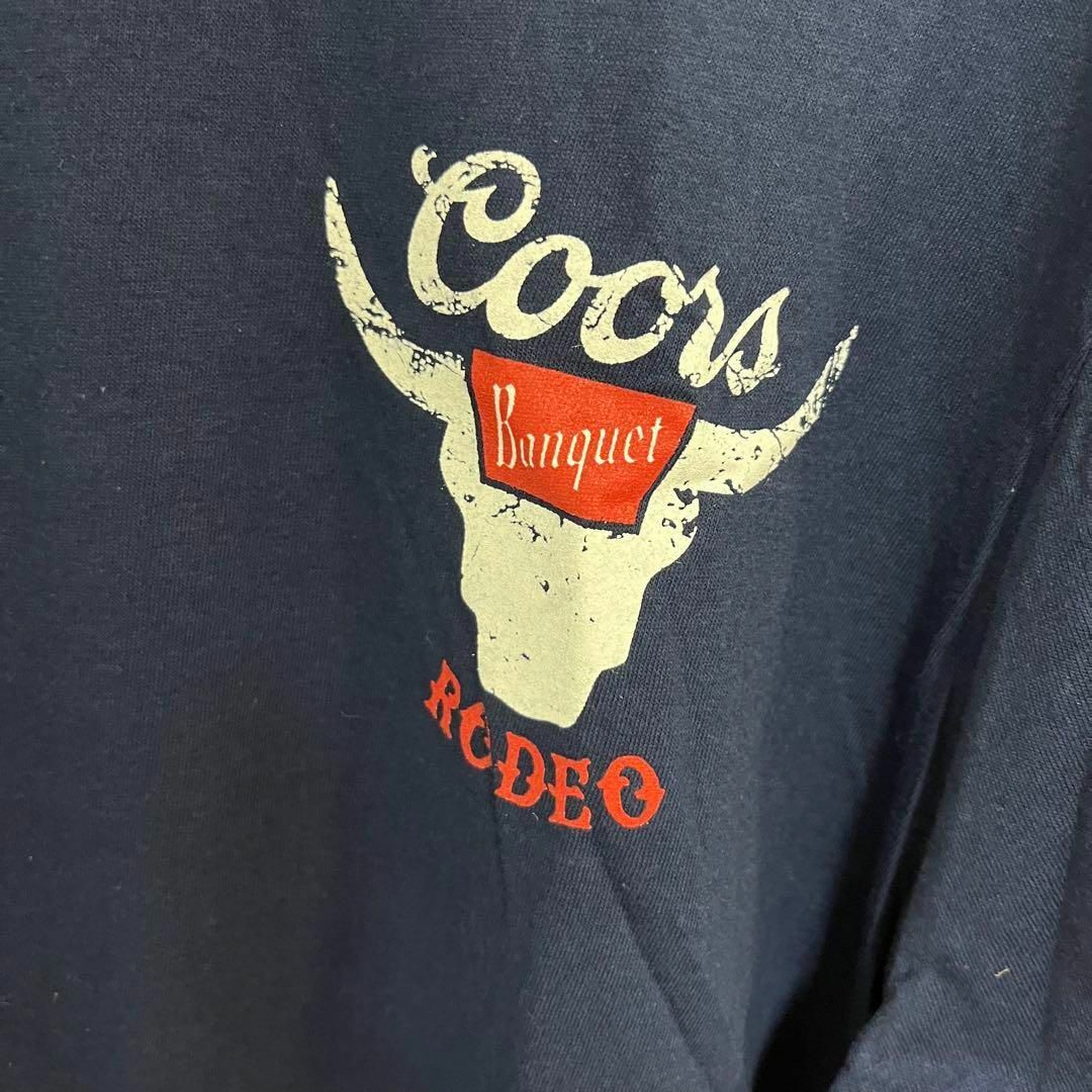 クアーズ　coors アメリカ　ビール　ロゴ　企業　Tシャツ　丸胴　L 4