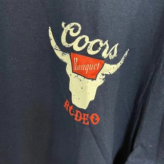 クアーズ　coors アメリカ　ビール　ロゴ　企業　Tシャツ　丸胴　L