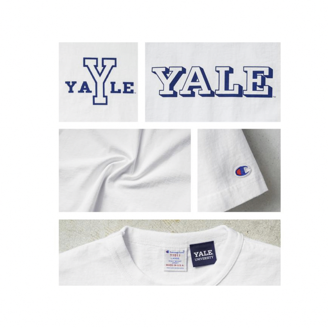 チャンピオン T1011 カレッジプリント YALE 染み込み Tシャツ XL