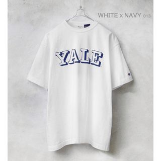 チャンピオン(Champion)の【新品】Champion T-1011 カレッジプリントtシャツ YALE ロゴ(Tシャツ/カットソー(半袖/袖なし))