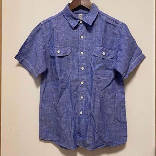 カトー(KATO`)のSHIRT KATO` カトー 半袖 シャツ Sサイズ 麻100(シャツ)