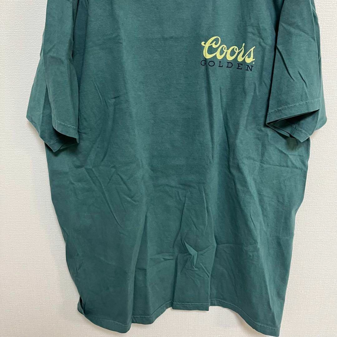 クアーズ　coors アメリカ　ビール　ロゴ　企業　Tシャツ　丸胴　L