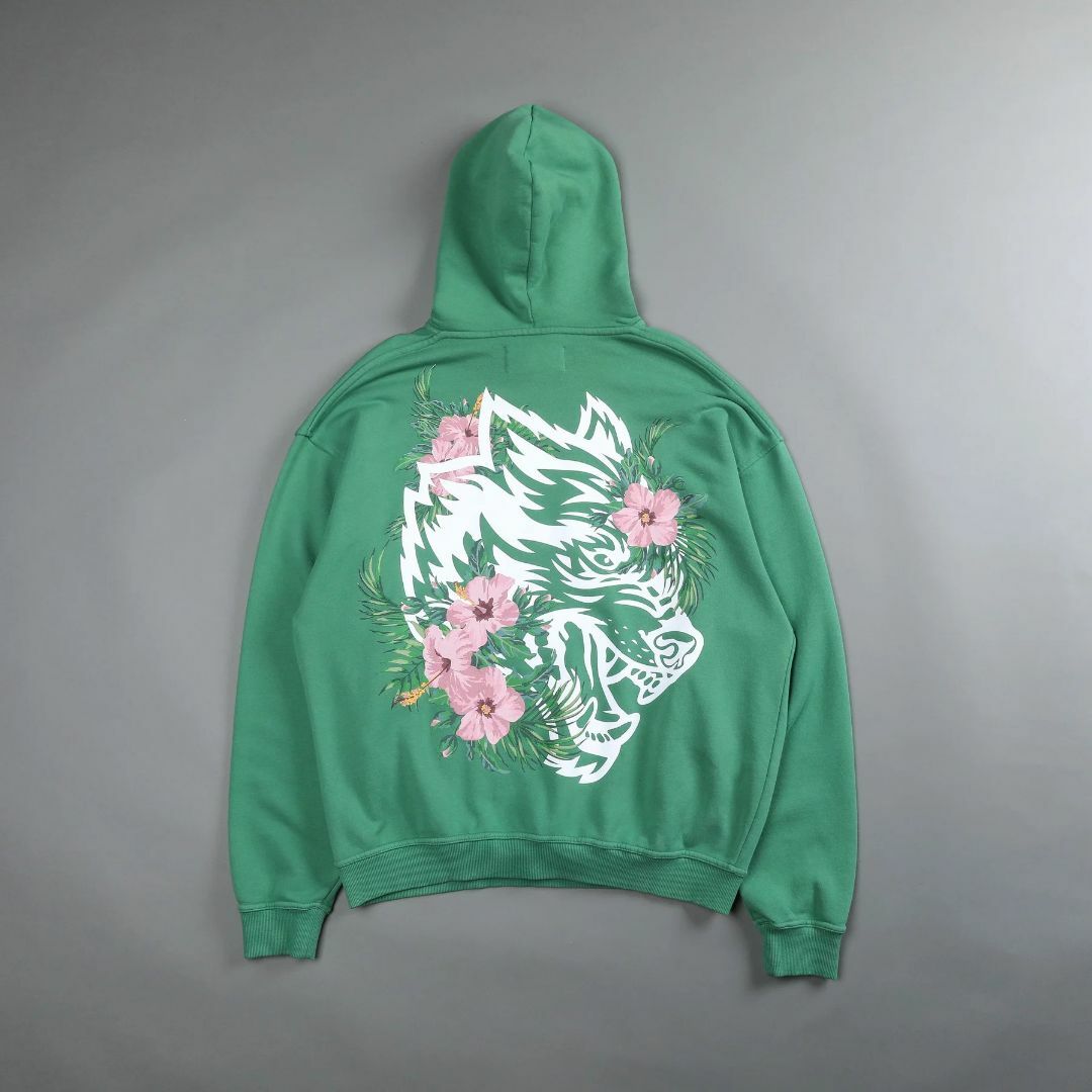 Darc Sport NATIVE WOLF PIERCE HOODIE M 緑 純正ショップ メンズ