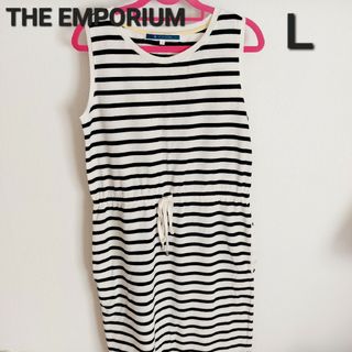 ジエンポリアム(THE EMPORIUM)のTHE EMPORIUM ボーダーワンピース(ひざ丈ワンピース)