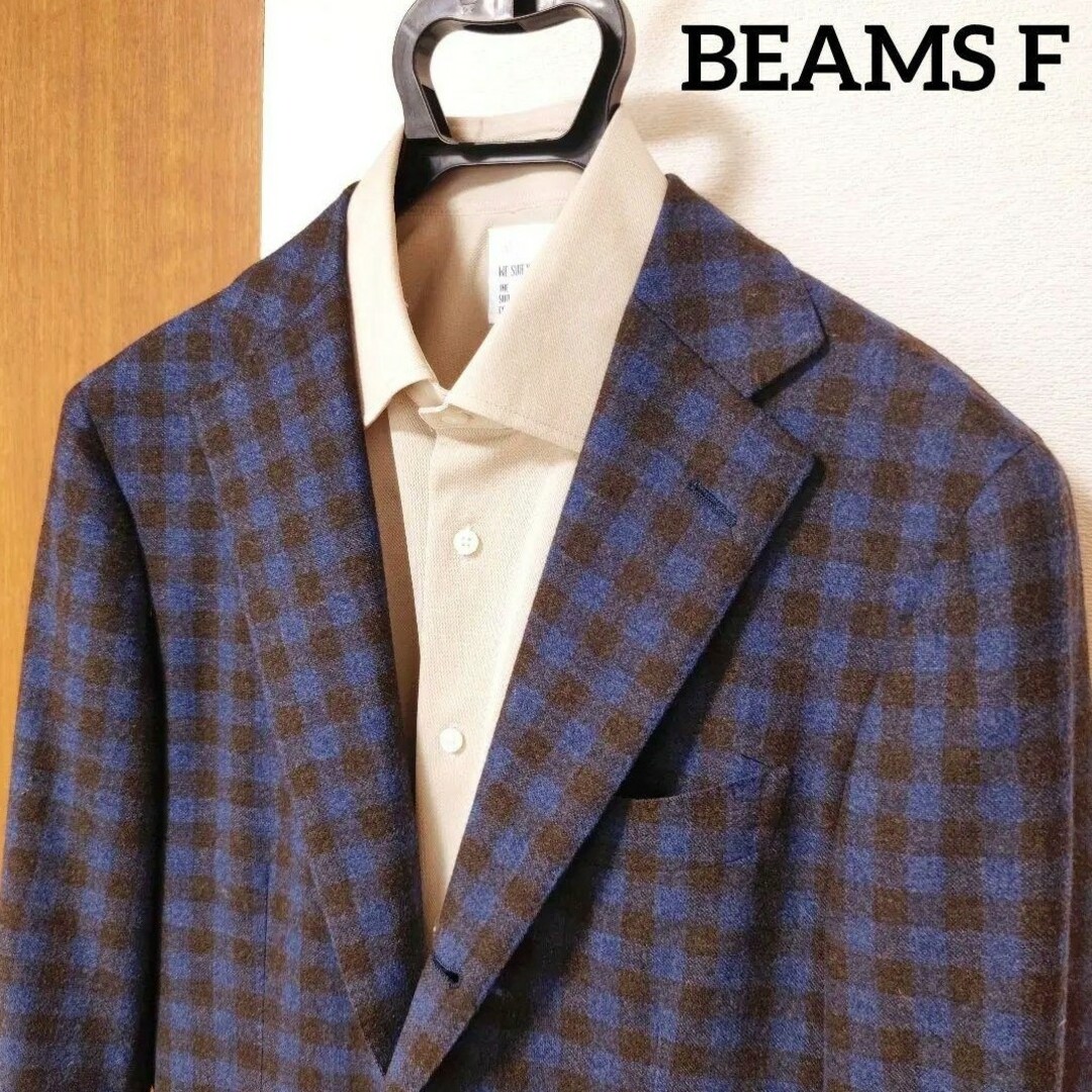 BEAMSF ビームスエフ シルク混 テーラードジャケット カジュアル