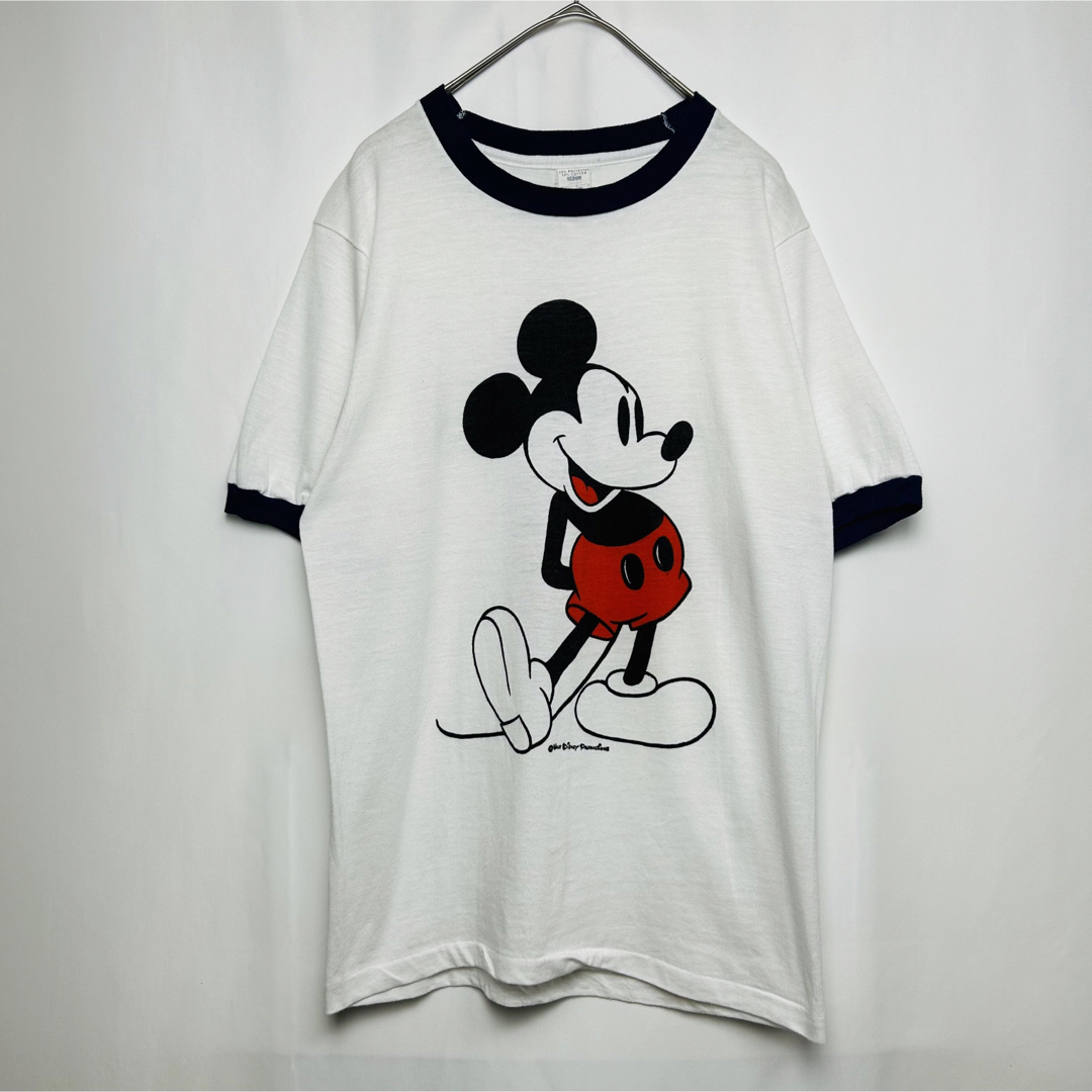 USA製 70s Disney tropix togs リンガーT ミッキー USA製 70s Disney tropix togs リンガーT ミッキー