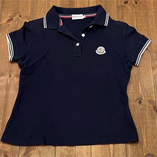 モンクレール(MONCLER)のモンクレール✳︎ポロシャツ✳︎半袖✳︎ロゴワッペン(ポロシャツ)