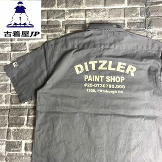 ディッキーズ(Dickies)のディッキーズ☆ワークシャツ USA古着XL デカロゴ バックロゴ 90s cx8(Tシャツ/カットソー(半袖/袖なし))