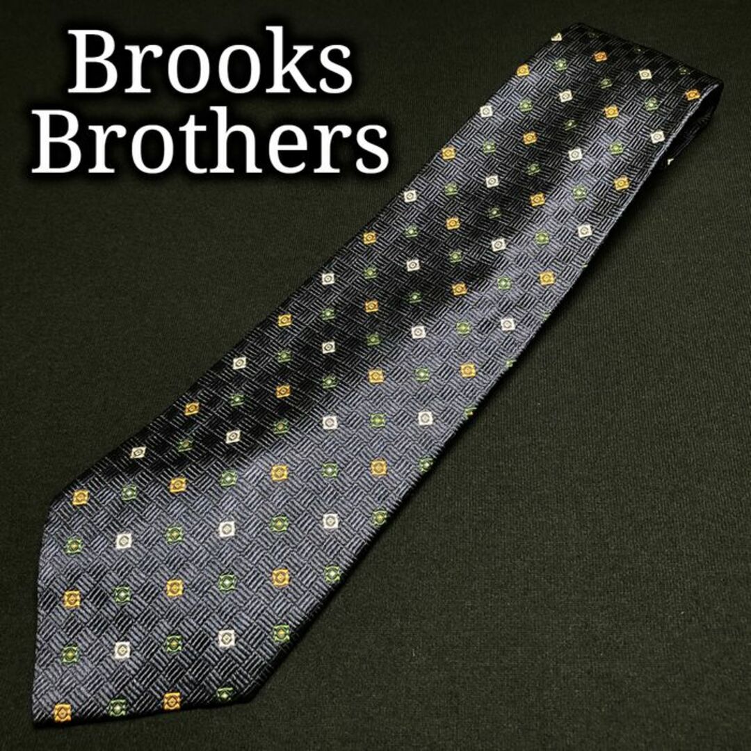 Brooks Brothers(ブルックスブラザース)のブルックスブラザーズ ドット ネイビー ネクタイ A107-M23 メンズのファッション小物(ネクタイ)の商品写真